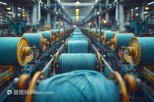 紡織工廠中的機(jī)械